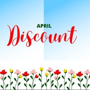 APRIL DISCOUNT 🌹🌸🌺🌻🌼